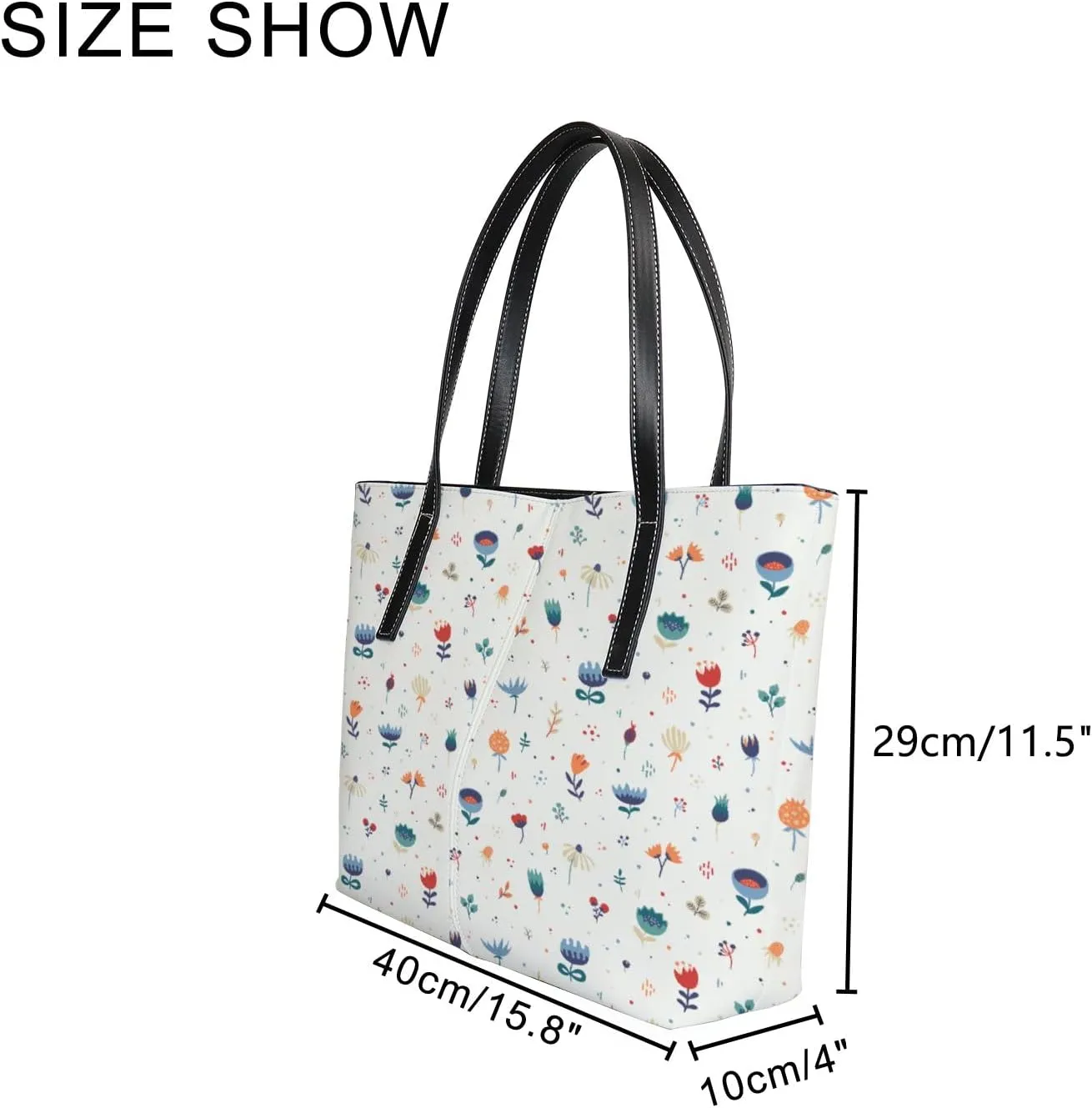 Tote Bag for Women PU Leather Handbags Women's Crossbody Handbags Work Tote Bags for Women Coachbags Tote Bag with Zipper