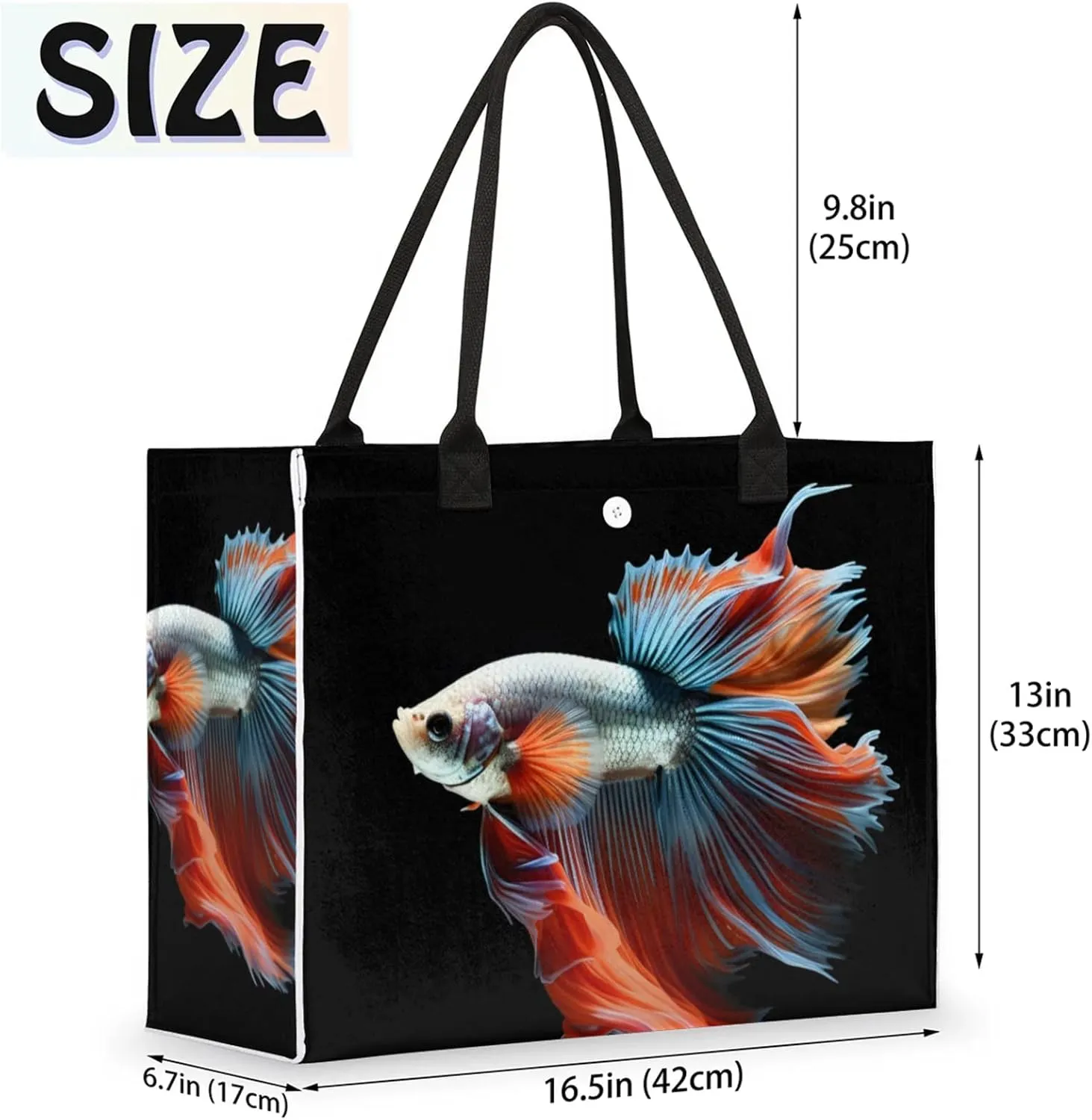 Tote Bag for Women Reusable Canvas Shoulder Bag