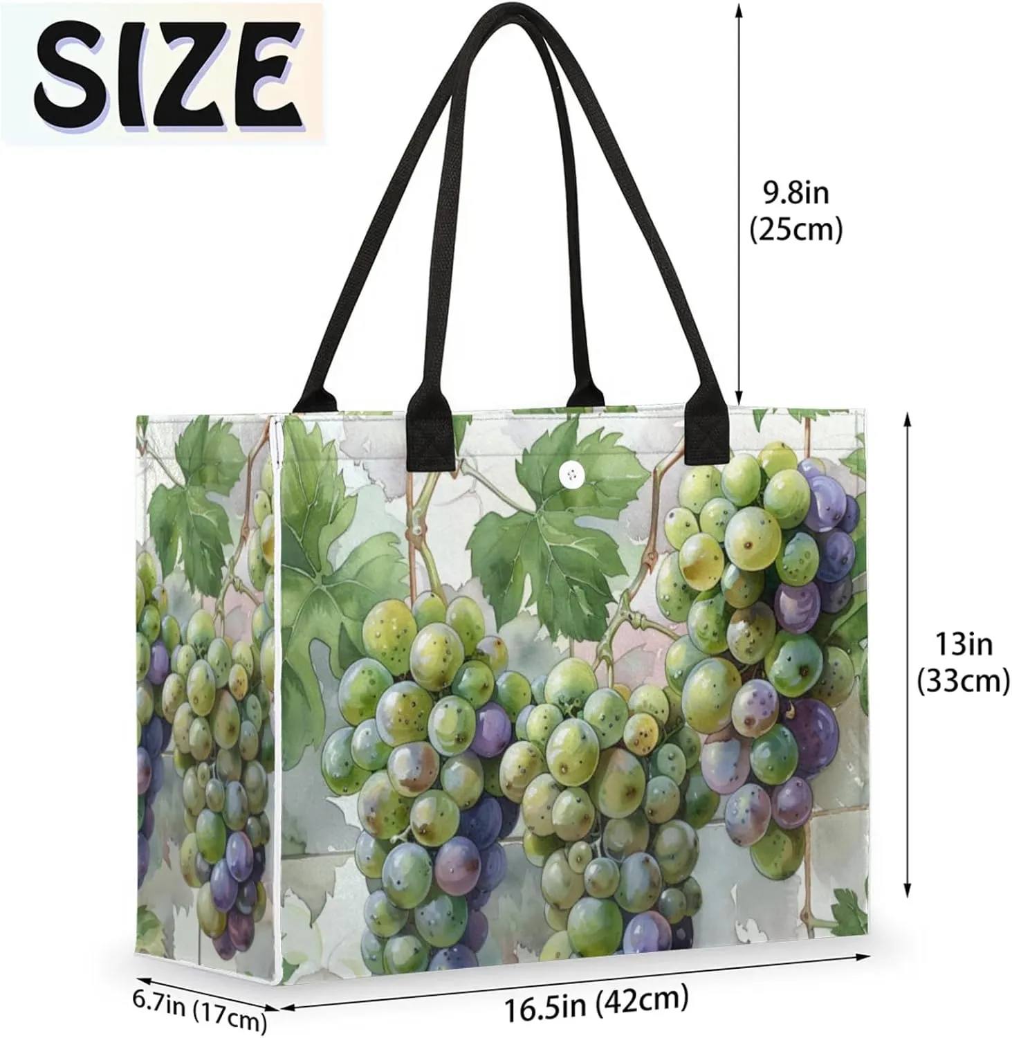 Tote Bag for Women Reusable Canvas Shoulder Bag