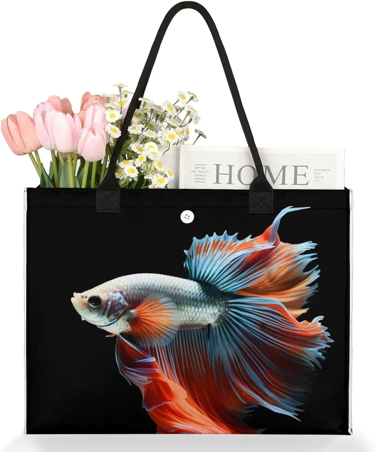 Tote Bag for Women Reusable Canvas Shoulder Bag