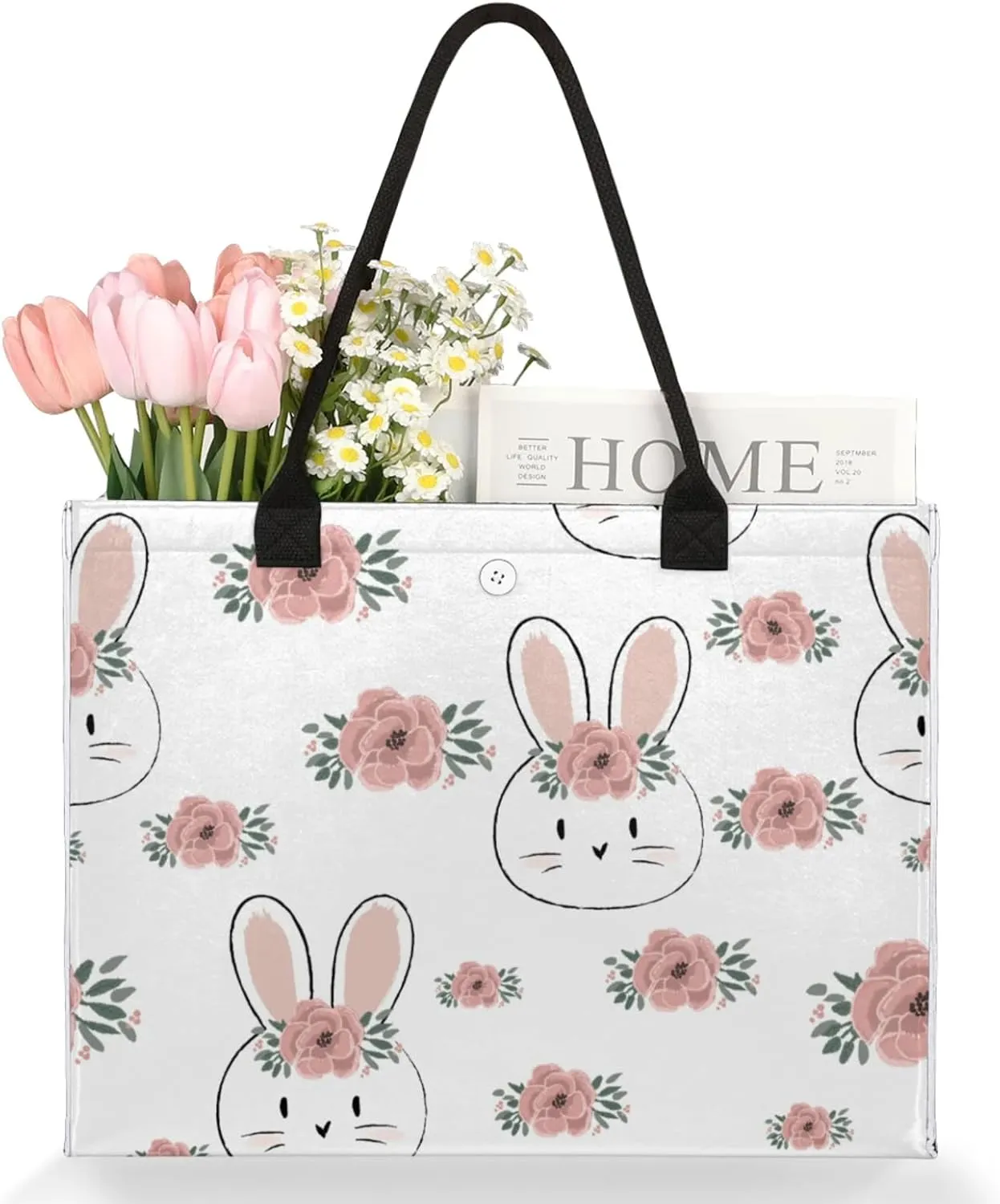 Tote Bag for Women Reusable Canvas Shoulder Bag