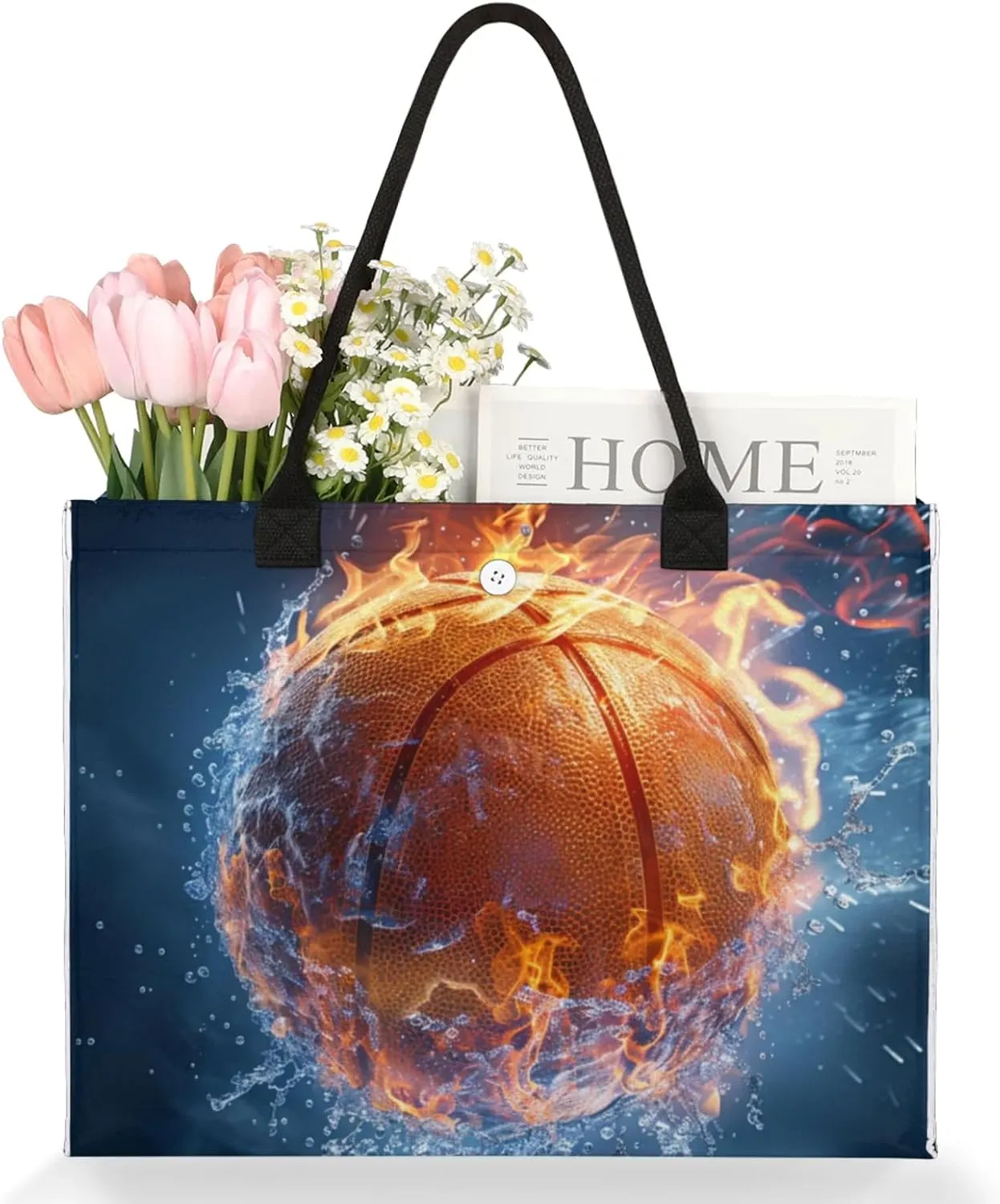 Tote Bag for Women Reusable Canvas Shoulder Bag
