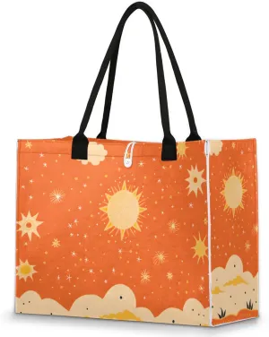 Tote Bag for Women Reusable Canvas Shoulder Bag