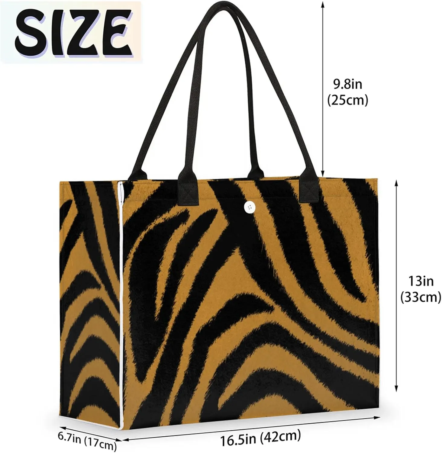 Tote Bag for Women Reusable Canvas Shoulder Bag