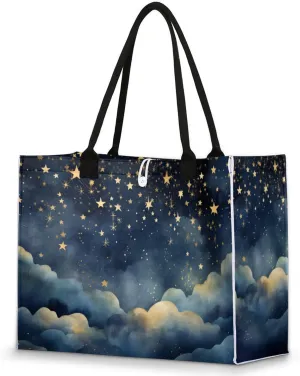 Tote Bag for Women Reusable Canvas Shoulder Bag