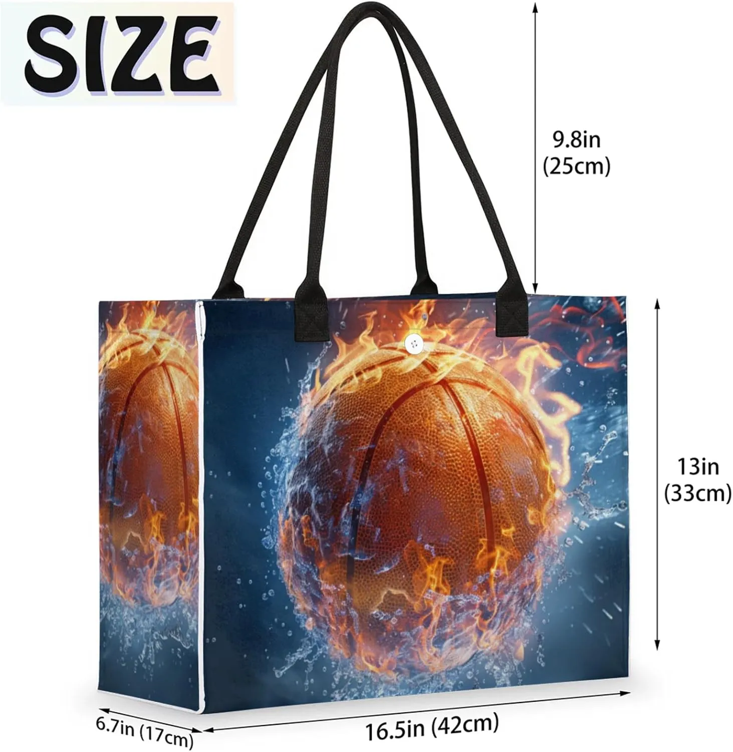 Tote Bag for Women Reusable Canvas Shoulder Bag