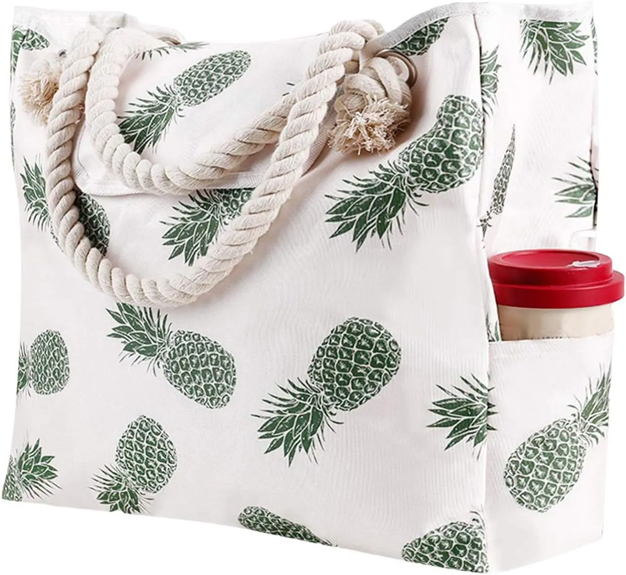 Tote Bag for Women Women's Foreign Trade Multifunctional Single Shoulder Canvas Shopping Bag Leisure Vacation