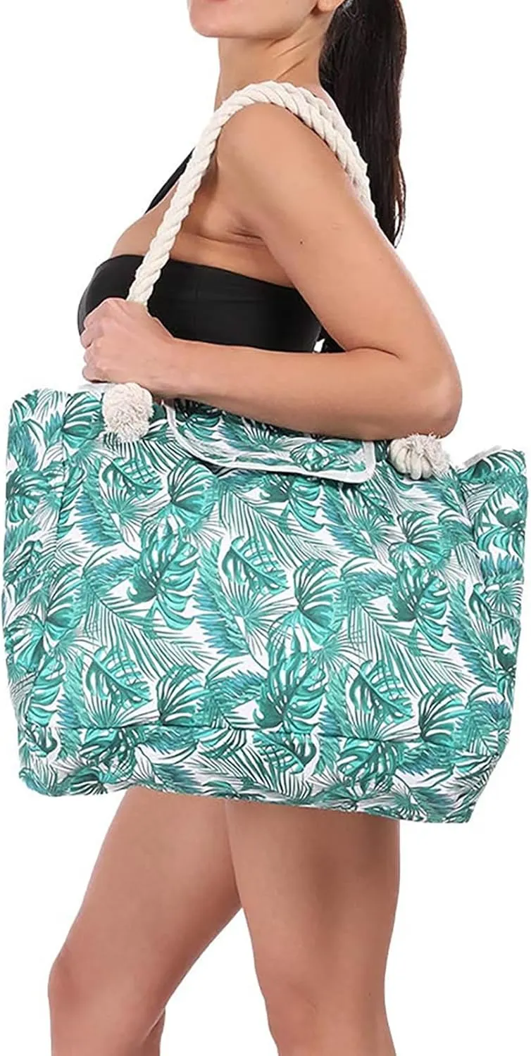 Tote Bag for Women Women's Foreign Trade Multifunctional Single Shoulder Canvas Shopping Bag Leisure Vacation