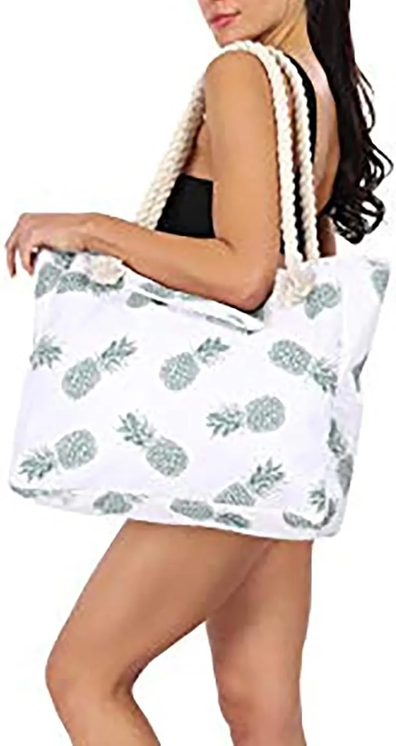 Tote Bag for Women Women's Foreign Trade Multifunctional Single Shoulder Canvas Shopping Bag Leisure Vacation