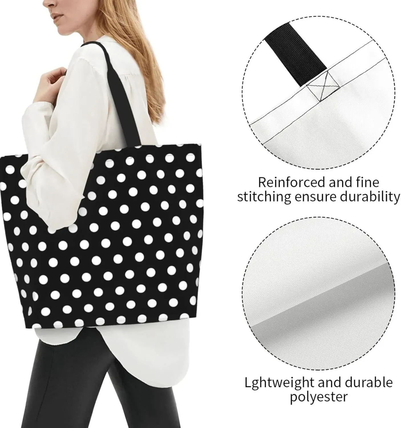 Tote Bag for Women,Large Beach Bag Reusable Grocery Bags Casual Shoulder Bag Handbags for Shopping Travel Work