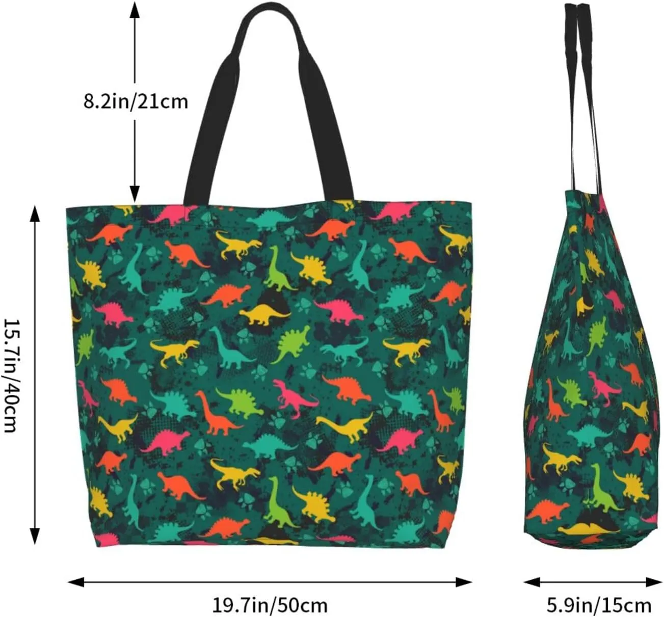 Tote Bag For Womens, Large Casual Shoulder Sling Bags Reusable Grocery Handbag For Travel Shopping Gym