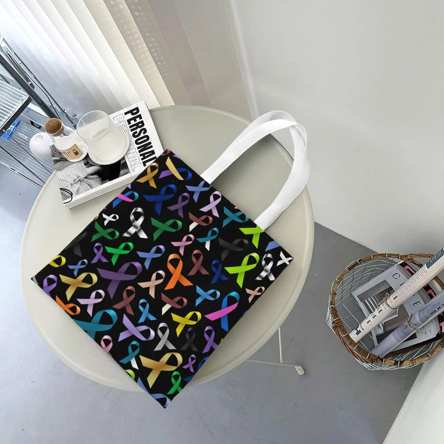 Tote Handbag Shoulder Bags for Women Eco-Friendly Reusable Grocery Shopping Bags for Kitchen