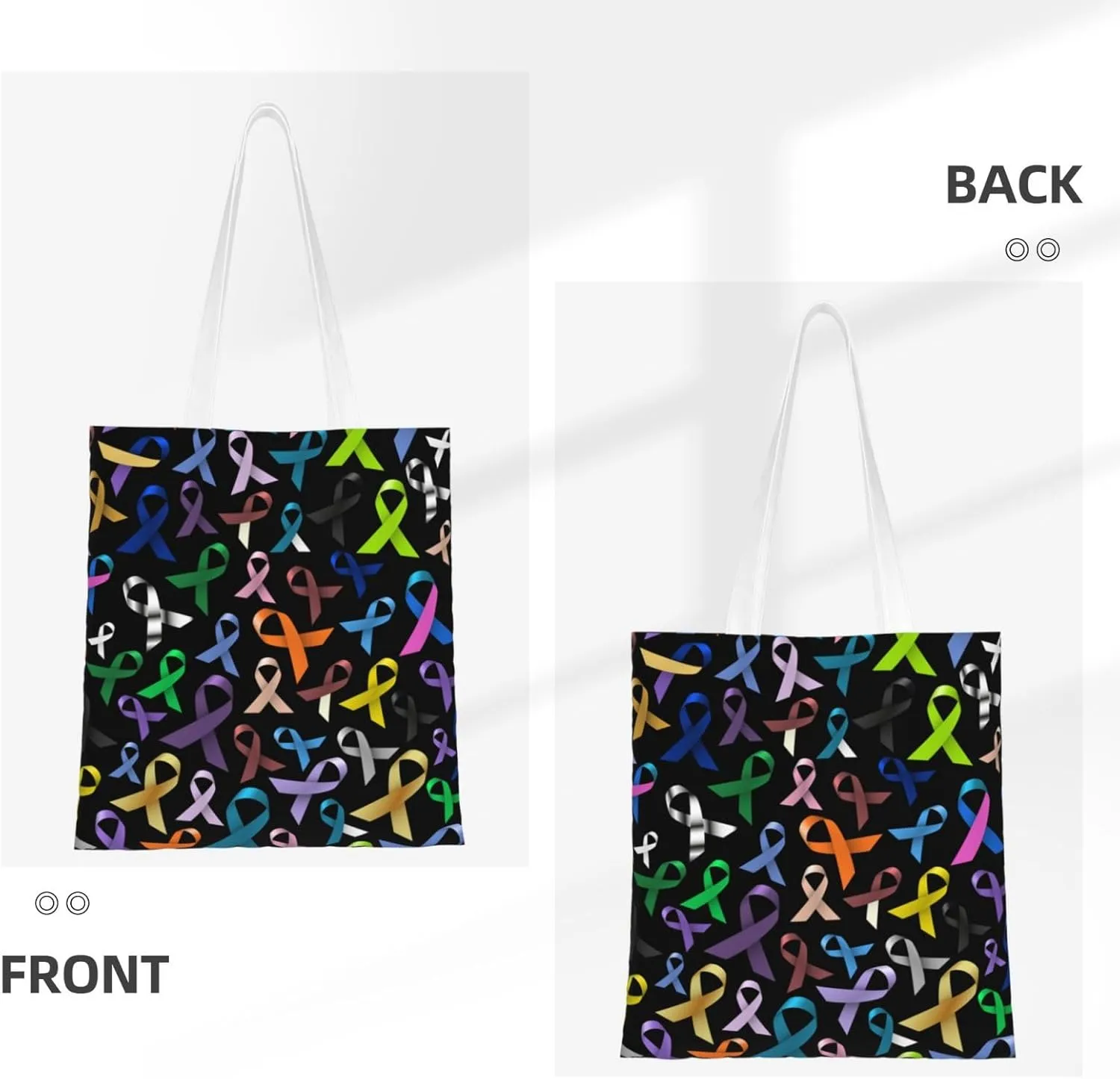 Tote Handbag Shoulder Bags for Women Eco-Friendly Reusable Grocery Shopping Bags for Kitchen
