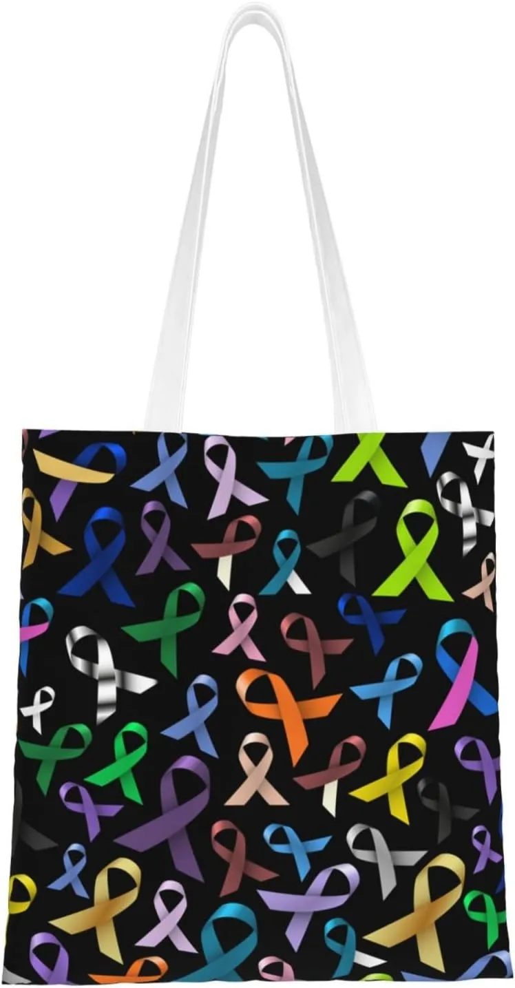 Tote Handbag Shoulder Bags for Women Eco-Friendly Reusable Grocery Shopping Bags for Kitchen
