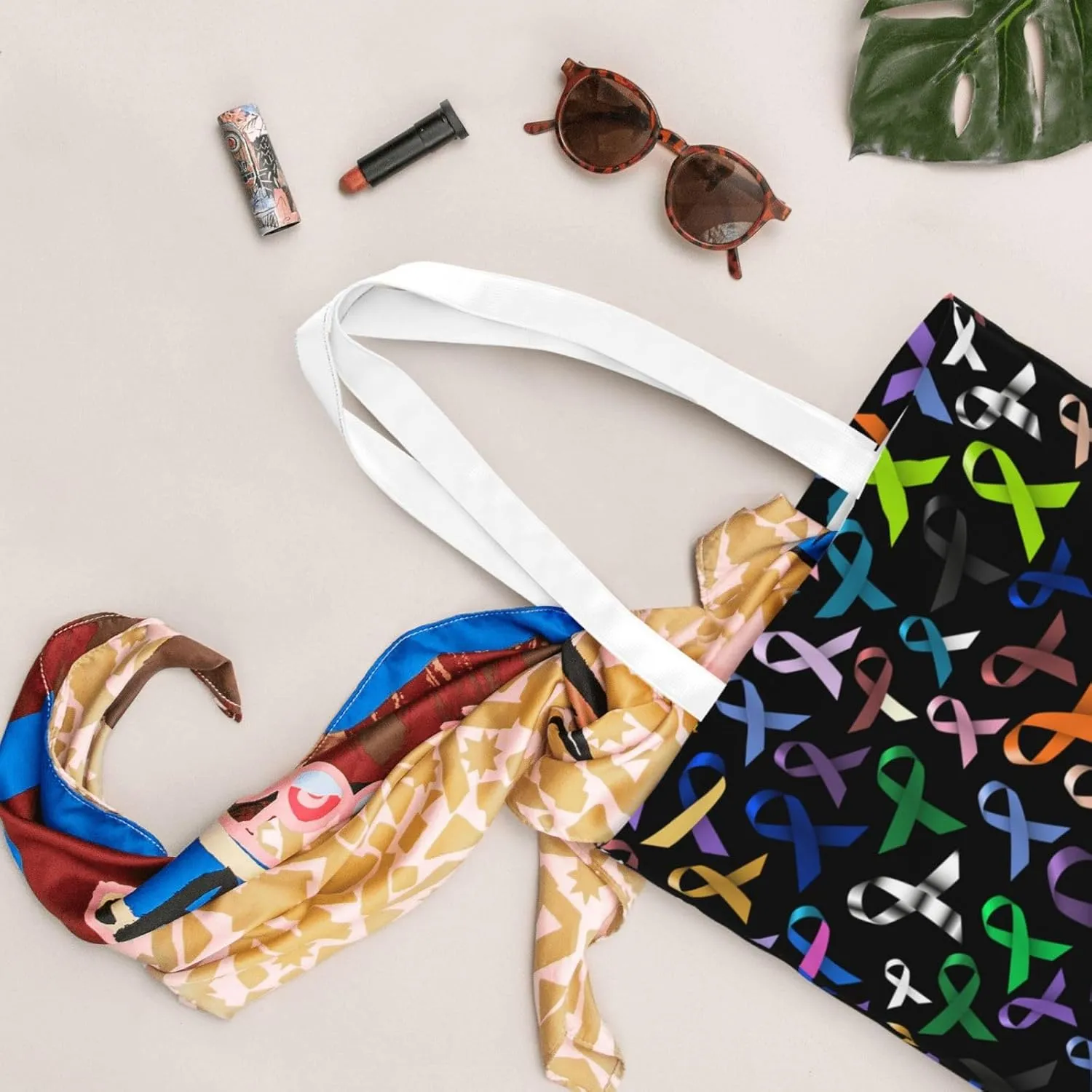 Tote Handbag Shoulder Bags for Women Eco-Friendly Reusable Grocery Shopping Bags for Kitchen