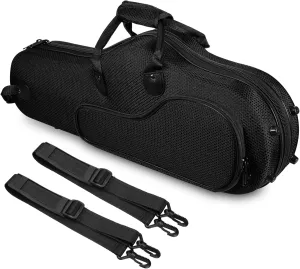 Totority Voice Saxophone Case Backpack Lightweight Padded Bag for Sax Straps Capacity Design for Music Concerts and Schools