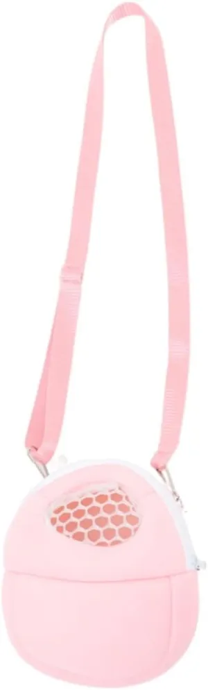 Travel Handbag for Hamsters Airflow Mesh Pet Carrier Bag Soft Velvet Lining