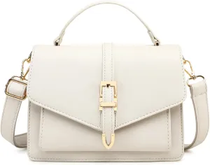 Travistar Crossbody Bags for Women - Small Cross Body Purse Leather Top-handle Handbags Trendy Shoulder Bag Satchel Purses