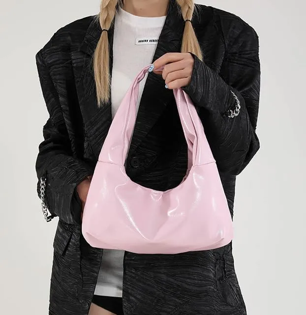 Trendy Studded Purses Y2K Bow Shoulder Bag Tote Bag Purse for Women Bow Knot Clutch Purse Hobo Handbag Purse 2025