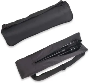 Tripod Carrying Case Bag with Shoulder Straps and Handles - Carries 17-Inch Long Tripods - For Light Stands, Boom Stands