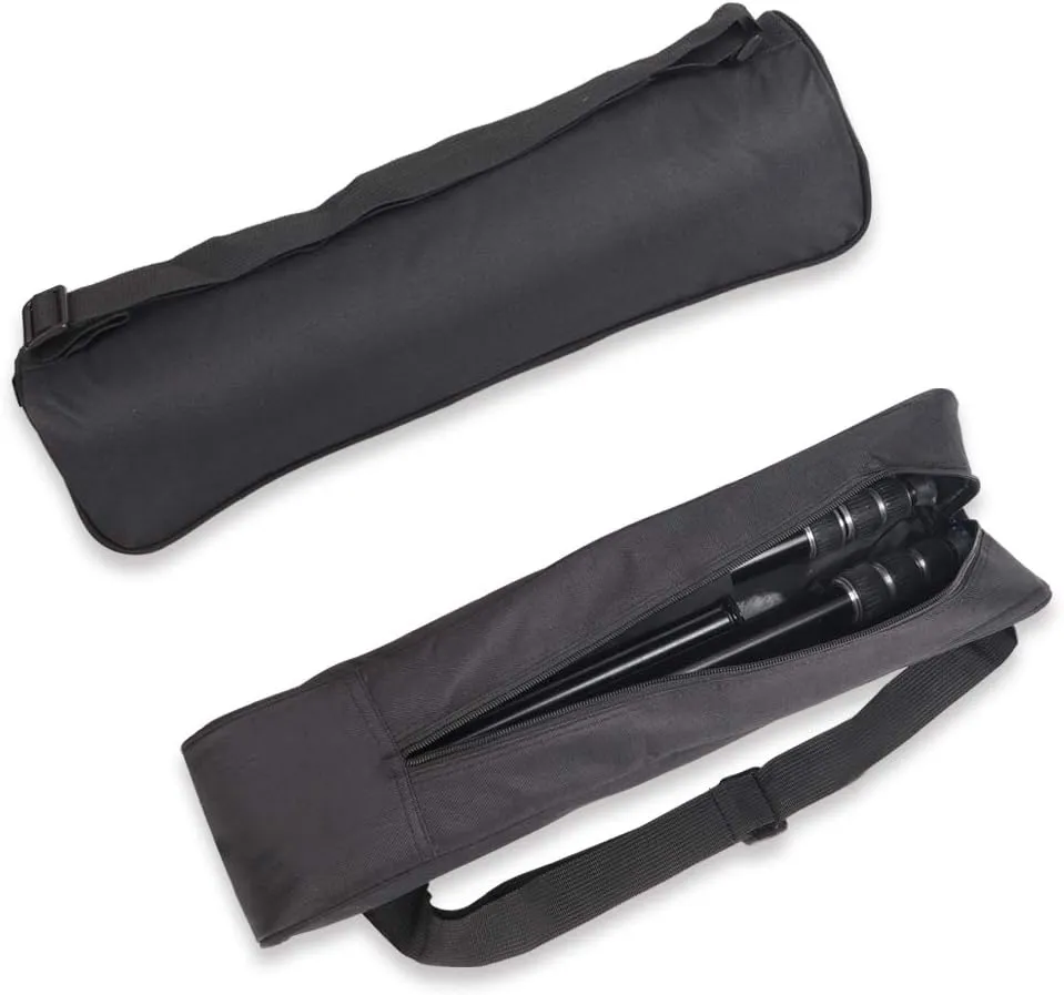 Tripod Carrying Case Bag with Shoulder Straps and Handles - Carries 17-Inch Long Tripods - For Light Stands, Boom Stands