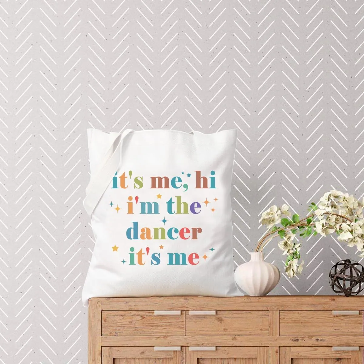 TSOTMO Dancer Gift It's Me, Hi I'm The Dancer It's Me Bag Gift For Women Dance Coach Dance Teacher Gift