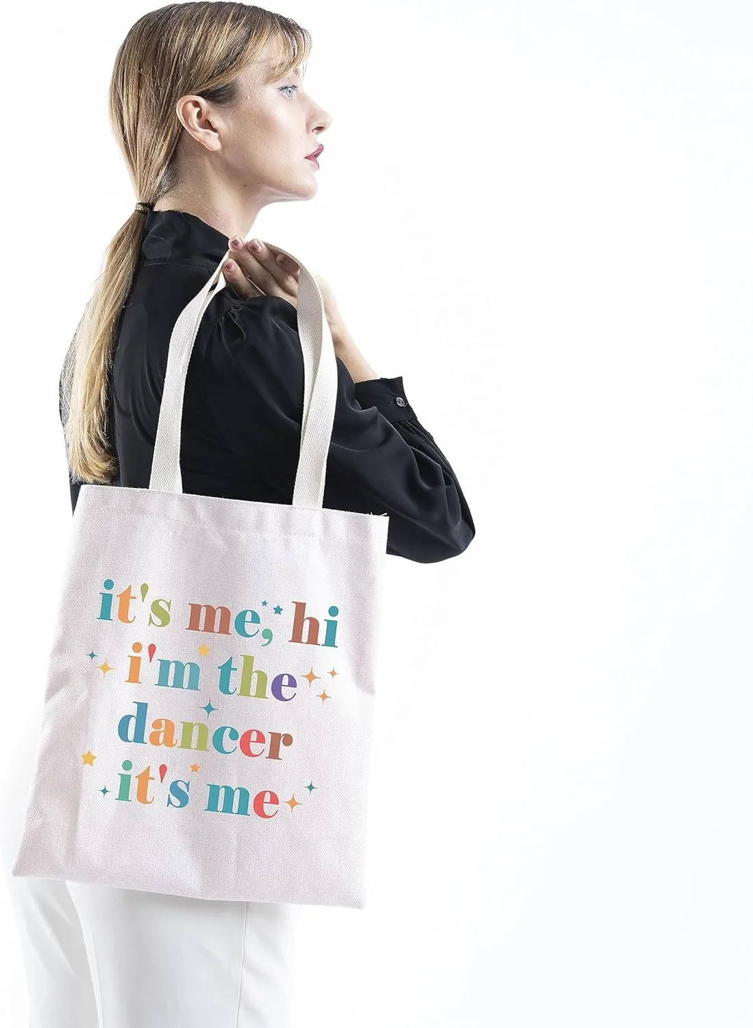 TSOTMO Dancer Gift It's Me, Hi I'm The Dancer It's Me Bag Gift For Women Dance Coach Dance Teacher Gift