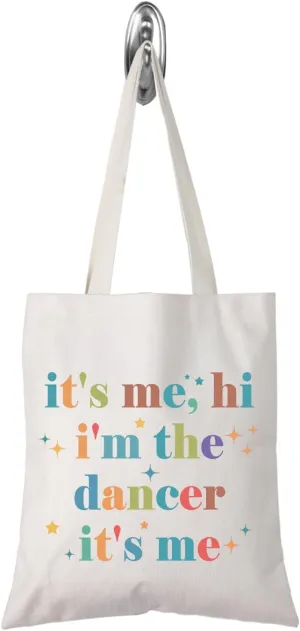 TSOTMO Dancer Gift It's Me, Hi I'm The Dancer It's Me Bag Gift For Women Dance Coach Dance Teacher Gift