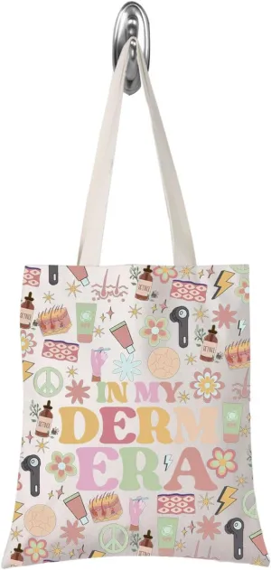 TSOTMO Dermatology Gift In My Derm Era Bag Dermatologist Derm Tech Gift Dermatology Nurse Gift for Women (Derm Era tote)
