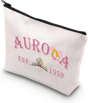 TSOTMO Princess Lover Gift Est 1959 Zipper Pouch Bag Pencil Bag Birthday Gift For Daughter Niece Granddaughter (AUR EST 1959)