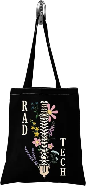 TSOTMO Rad Tech Tote Bag Radiology Skeleton X-ray Tech Gift Radiology Graduation Gifts for Sister