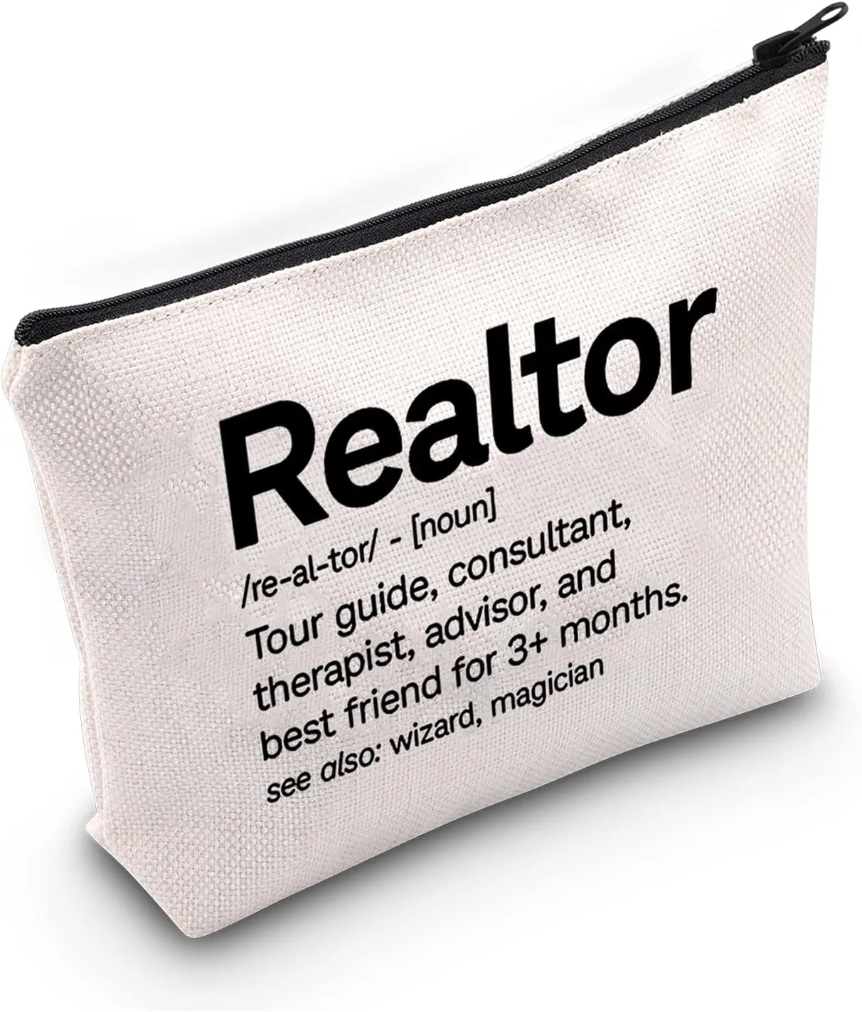 TSOTMO Realtor Makeup Bag Real Estate Gift Seller Marketing Guide Gift Realtor Survival Kit Bag Realtor Tour Guide