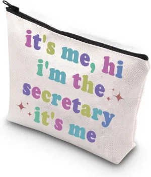 TSOTMO Secretary Gift It's Me, Hi I'm The Secretary It's Me Bag Room Secretary Unit Clerk Gift Secretary Gift (secretary)