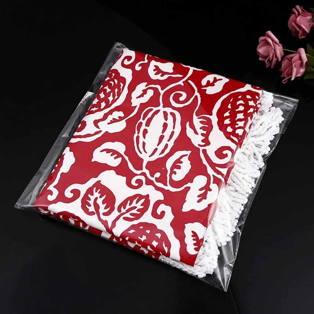 U-House 15" x 20" Clear Cellophane Bags Resealable Plastic OPP Bags Self Seal Poly Bags for Apparel,Party Wedding Gift Bags