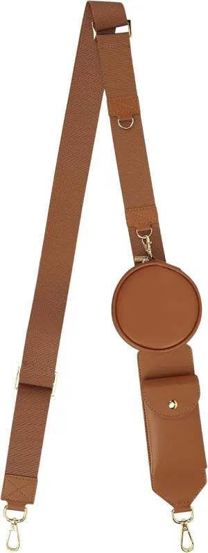 Unaone Crossbody Strap Replacement, Adjustable Crossbody Bag Straps for Purse, Handbag Shoulder Strap with Coin Purse