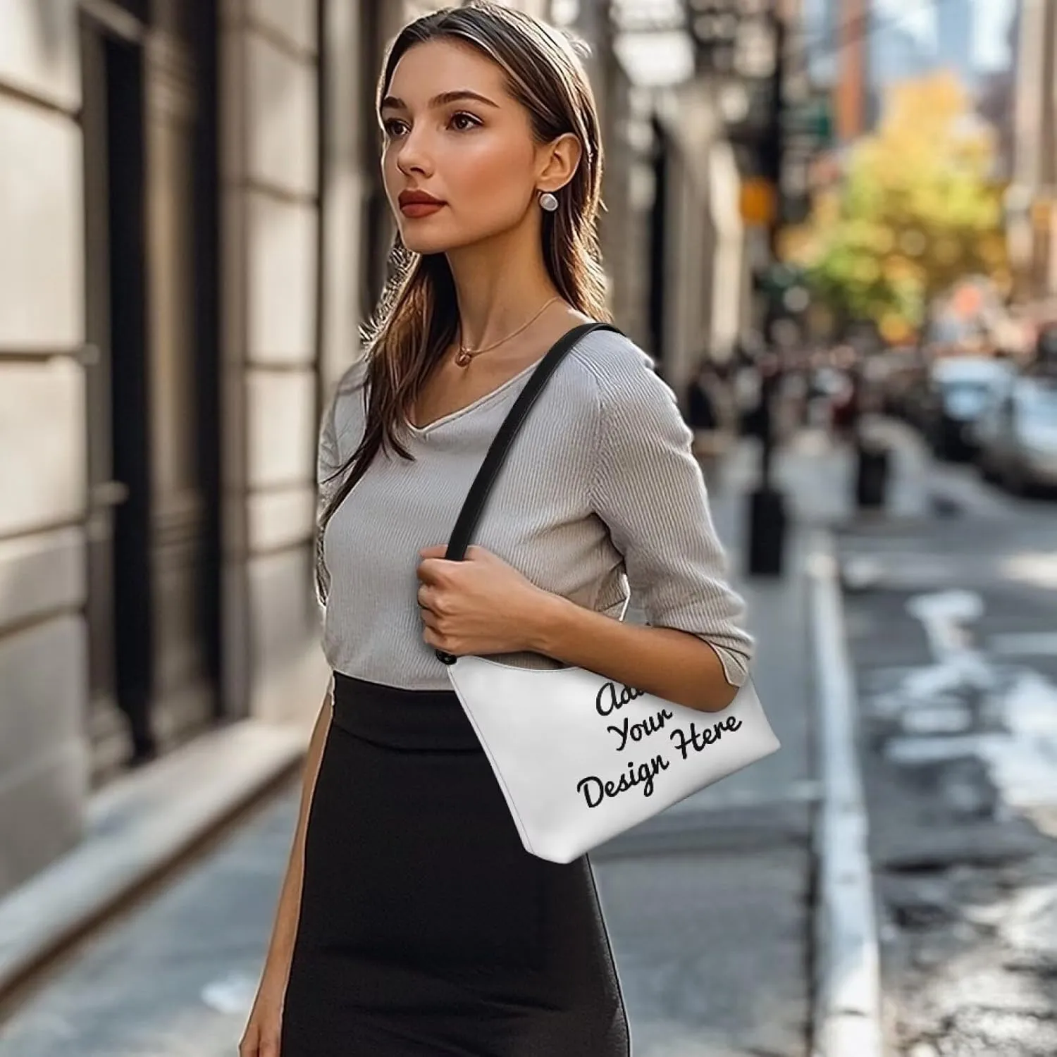 Underarm Shoulder Bag for Women Handbag with Zipper Fashion Top Handle Bag Work Travel Wallet Purse