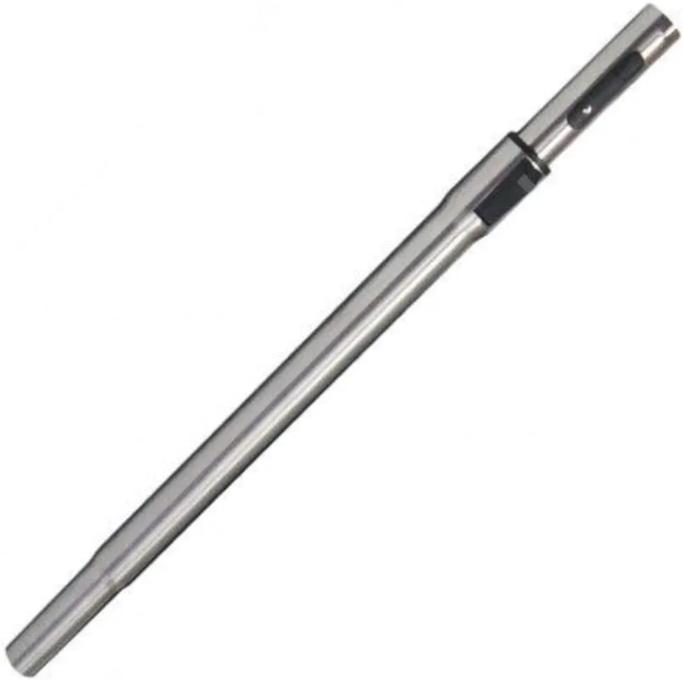 Universal Metal Telescoping Central Vacuum Wand - Button Lock - 39" L x 1.25" D