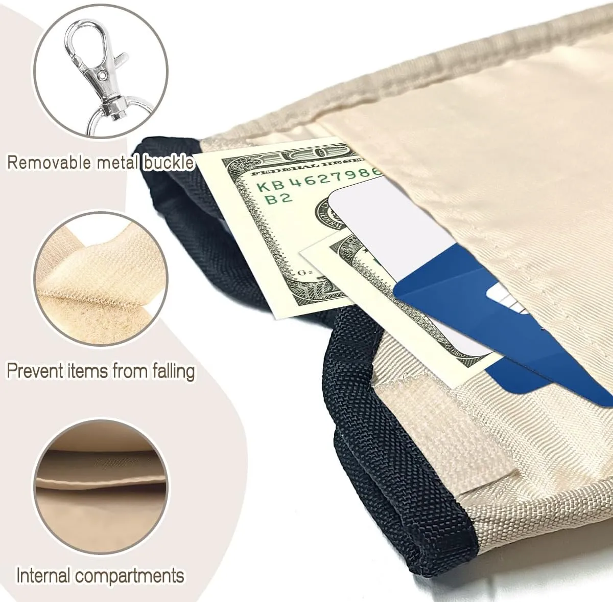 Universal Phone Sleeve Pouch with Crossbody Strap 7.6 X 4.3 Inches Shockproof Water Resistant Mobile Protection Bag-Butterfly Wildflower Neoprene Phone Pouch Bag