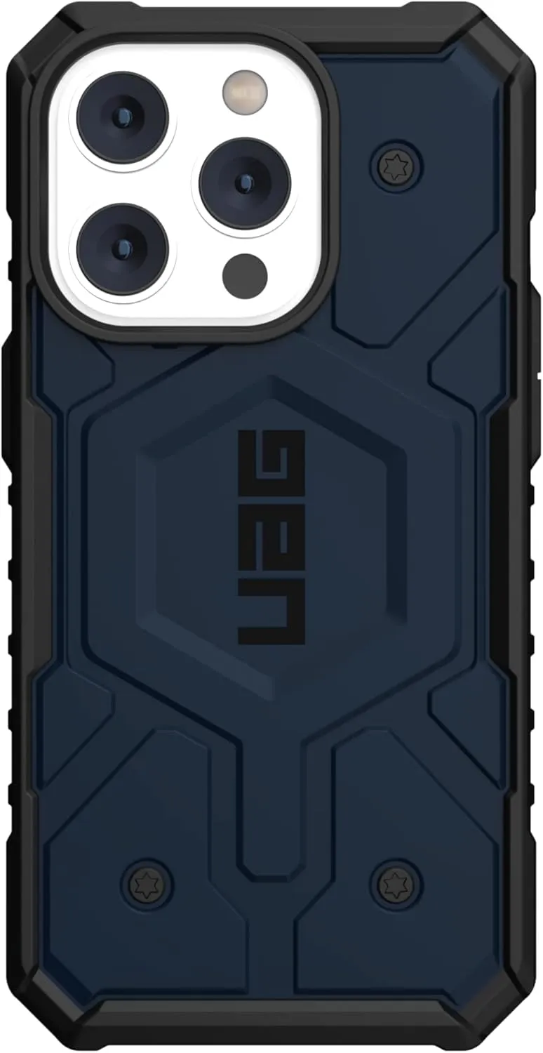 URBAN ARMOR GEAR UAG Designed for iPhone 14 Pro Case Blue Mallard 6.1" Pathfinder Built-in Magnet Compatible with MagSafe Charging Slim Lightweight Shockproof Dropproof Rugged Protective Cover