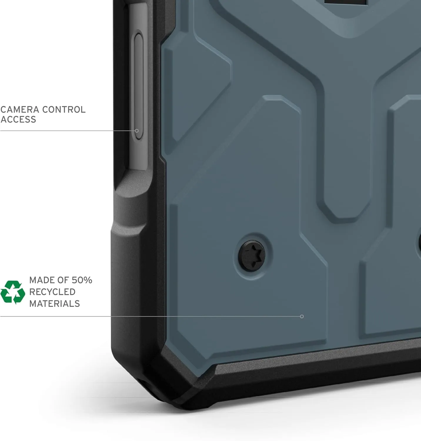 URBAN ARMOR GEAR UAG Designed for iPhone 16 Pro Case 6.3" Pathfinder - Compatible with MagSafe Charging Rugged Shockproof Anti-Slip Military Grade Protective Cover, Cloud Blue