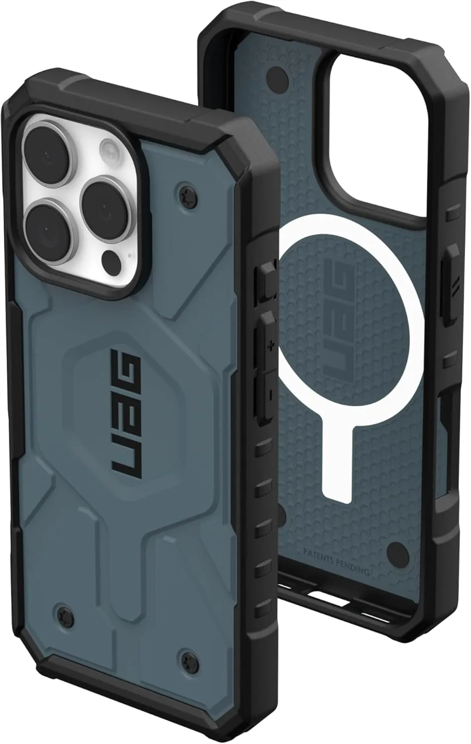 URBAN ARMOR GEAR UAG Designed for iPhone 16 Pro Case 6.3" Pathfinder - Compatible with MagSafe Charging Rugged Shockproof Anti-Slip Military Grade Protective Cover, Cloud Blue