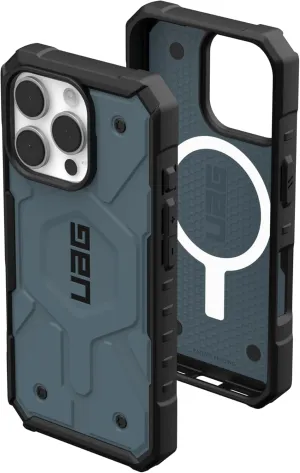 URBAN ARMOR GEAR UAG Designed for iPhone 16 Pro Case 6.3" Pathfinder - Compatible with MagSafe Charging Rugged Shockproof Anti-Slip Military Grade Protective Cover, Cloud Blue