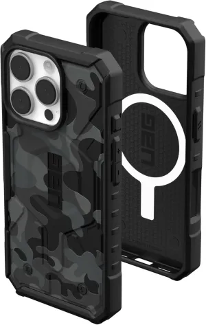 URBAN ARMOR GEAR UAG Designed for iPhone 16 Pro Case 6.3" Pathfinder SE - Compatible with MagSafe Charging Rugged Shockproof Anti-Slip Military Grade Protective Cover, Midnight Camo