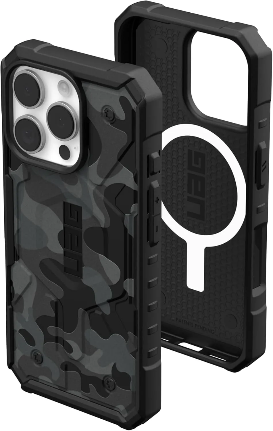 URBAN ARMOR GEAR UAG Designed for iPhone 16 Pro Case 6.3" Pathfinder SE - Compatible with MagSafe Charging Rugged Shockproof Anti-Slip Military Grade Protective Cover, Midnight Camo