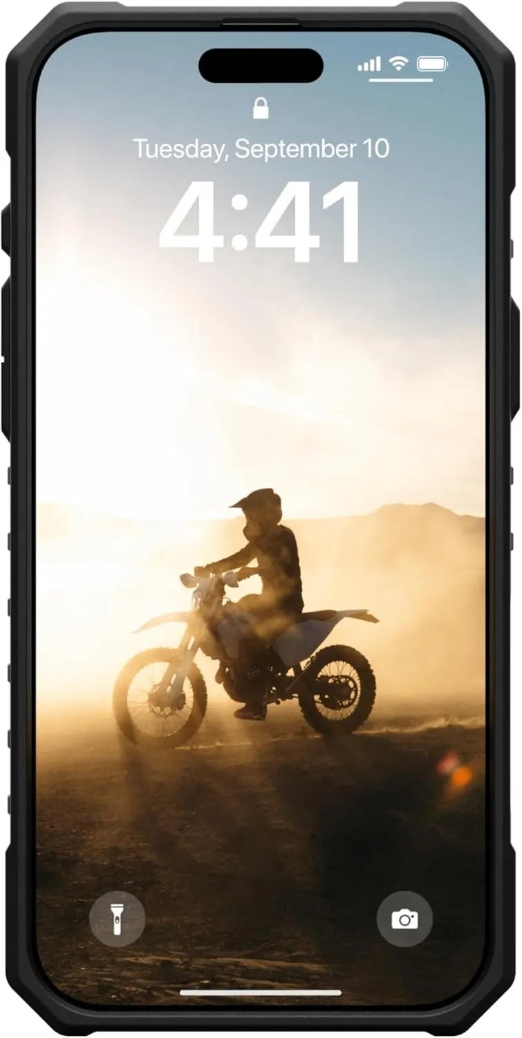 URBAN ARMOR GEAR UAG Designed for iPhone 16 Pro Max Case 6.9" Pathfinder Clear - Compatible with MagSafe Charging Rugged Shockproof Anti-Slip Military Grade Protective Cover, Ice