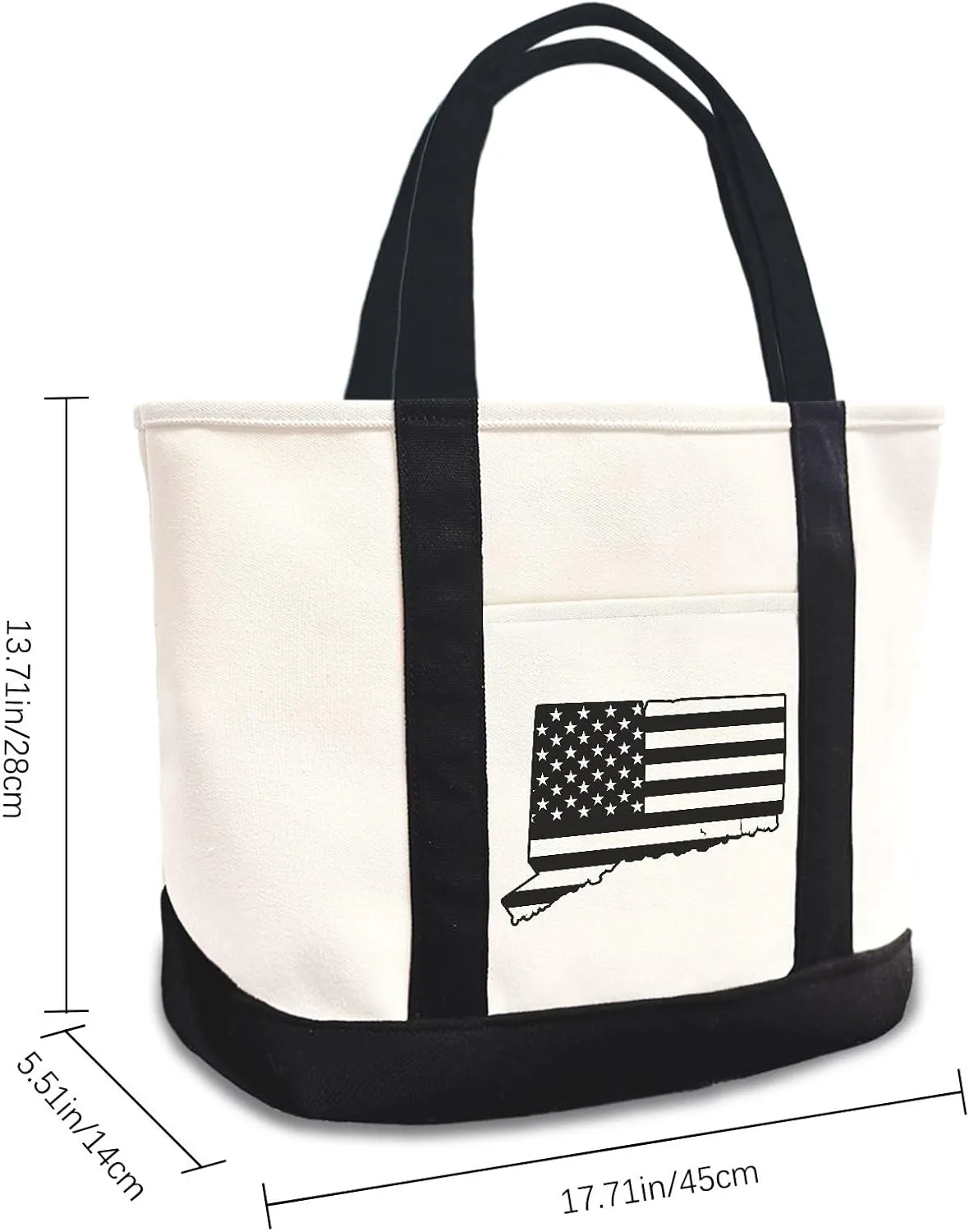 U.S. States Canvas Tote Bag Canvas Bag Use For Grocery Bags,Shopping Bags
