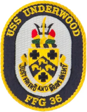 USS FFG Twisted Rope Military Patches - Underwood OSFM
