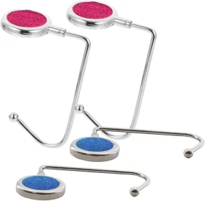 VALICLUD Multipurpose Table Hook Set Bag Hooks for Desk Table Handbag Hangers Quick Access Sleek Design