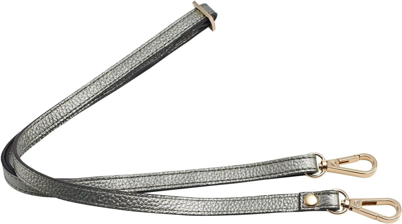 VanEnjoy Full Grain Leather Adjustable Replacement Strap Cross Body Bag Purse, 26-51" Long,0.47“Wide