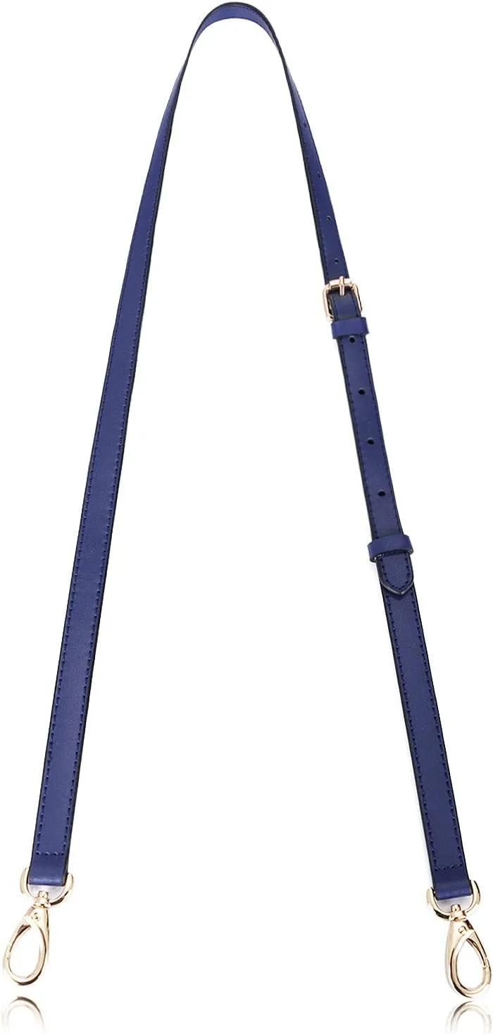 VanEnjoy Genuine Leather Adjustable Purse Strap Replacement for Cross Body Bag Handbag - 3/5 inch Wide,51 inches Long